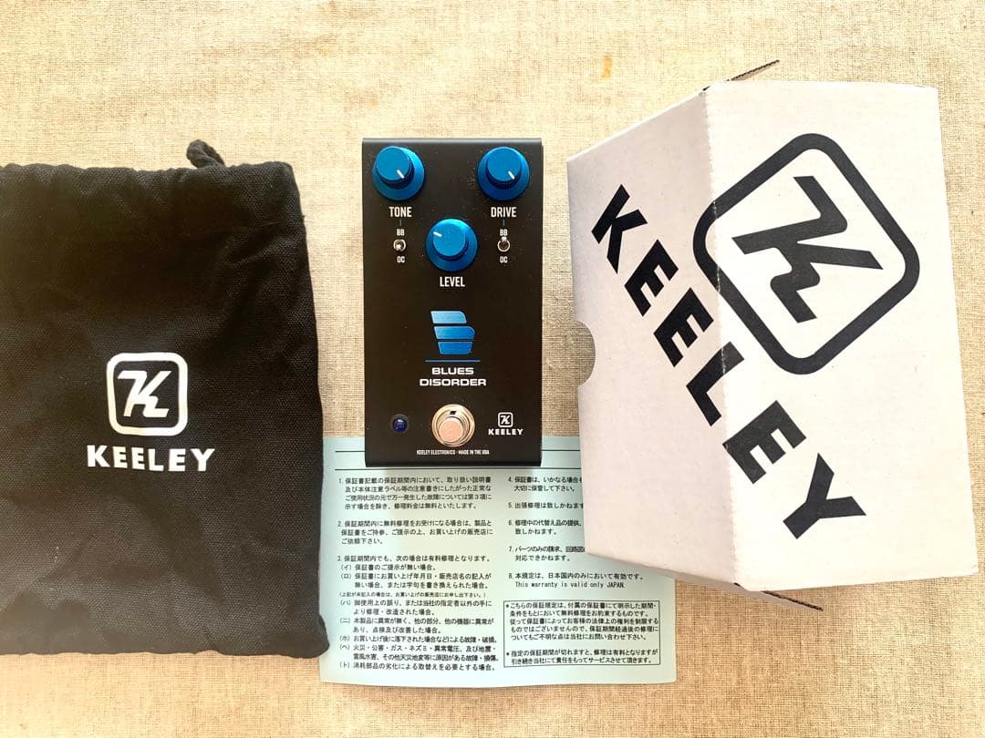 KEELEY BLUES DISORDER ギターエフェクター