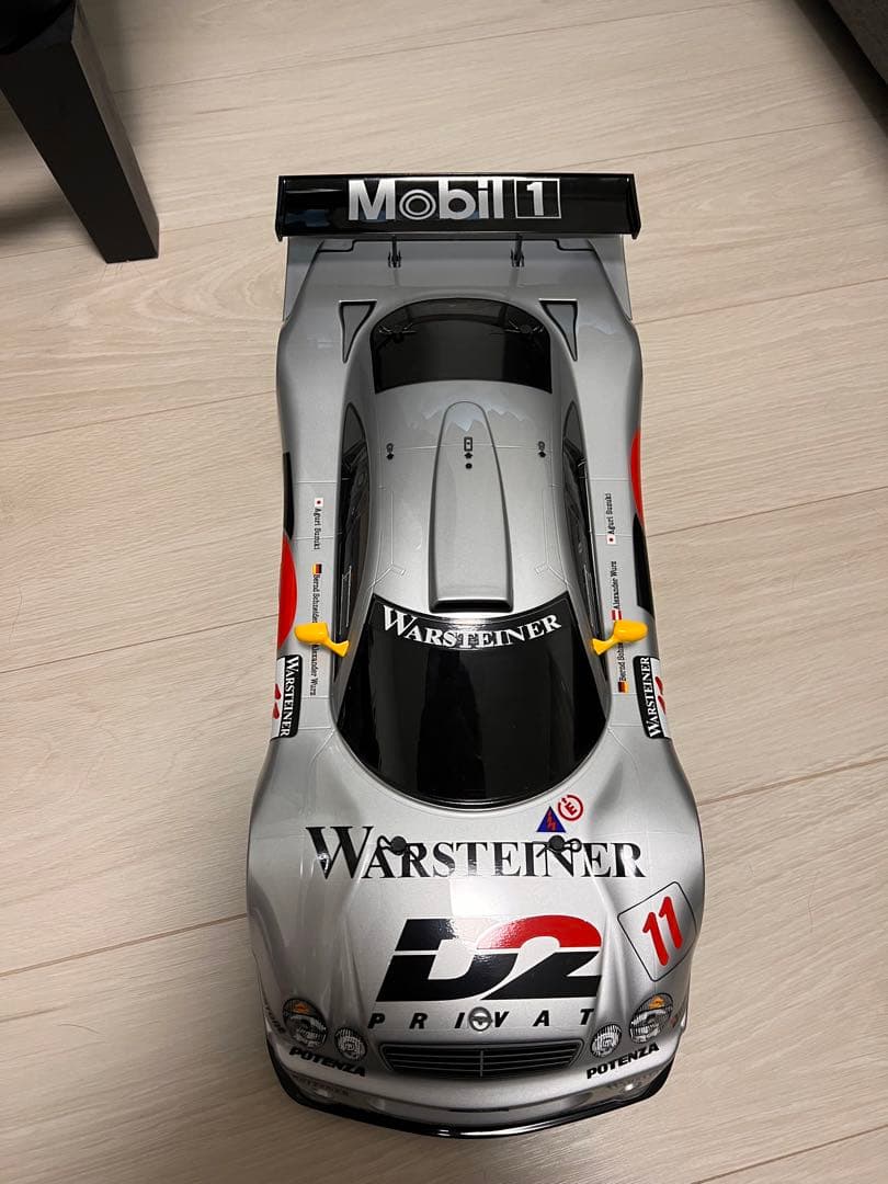 タミヤ　1/10　1997 メルセデスベンツ　CLK-GTR 　完成済みボディ