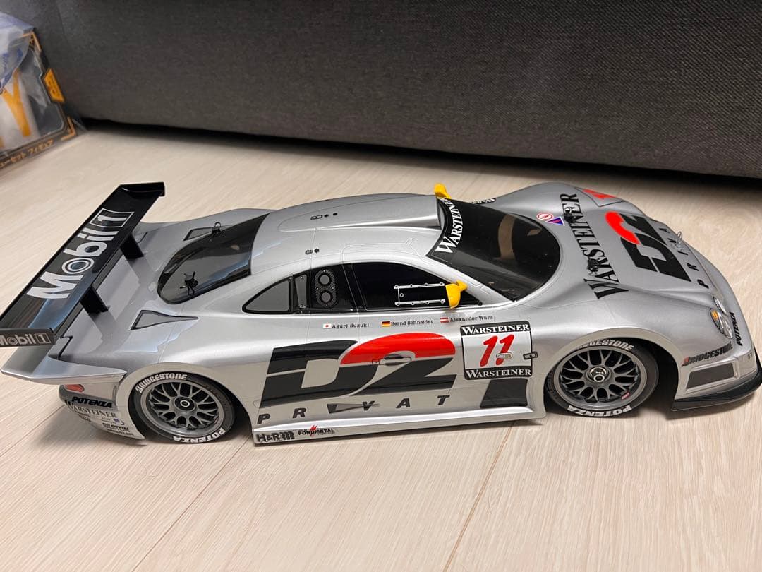タミヤ　1/10　1997 メルセデスベンツ　CLK-GTR 　完成済みボディ