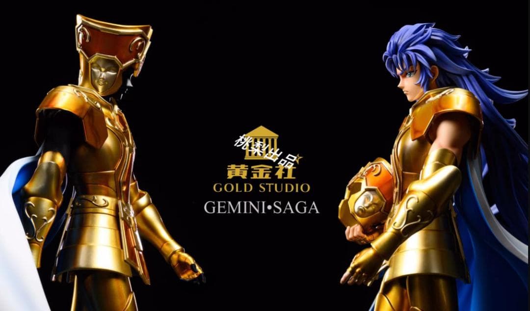 新品未開封　聖闘士星矢 黄金社 ジェミニサガ ガレージキット ガレキ スタチュー