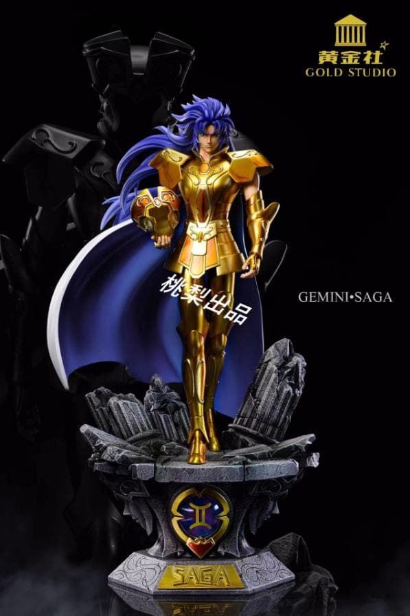 新品未開封　聖闘士星矢 黄金社 ジェミニサガ ガレージキット ガレキ スタチュー