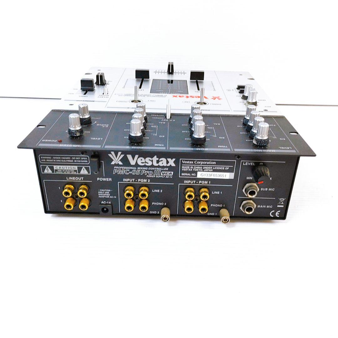 Vestax ベスタクス ミキサー PMC-05ProⅢ VCA DJミキサー