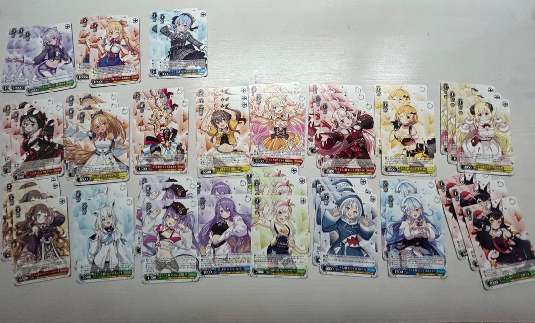 ホロライブ　ヴァイシュツバルツ　Reバース　サイン入りカード