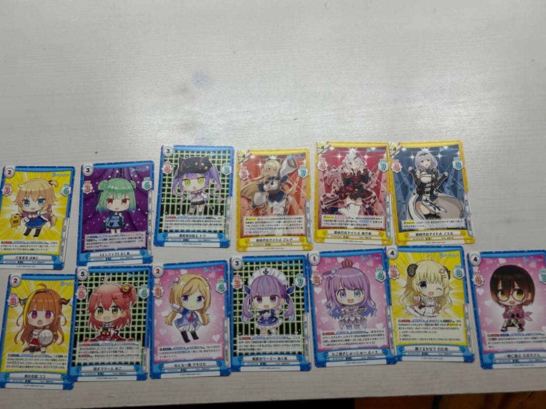ホロライブ　ヴァイシュツバルツ　Reバース　サイン入りカード