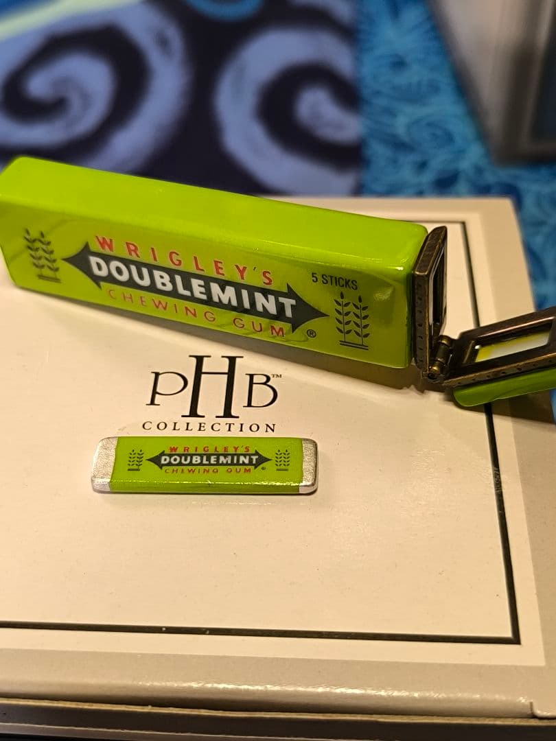 Wrigley's Doublemint Chewing Gum ヒンジボックス