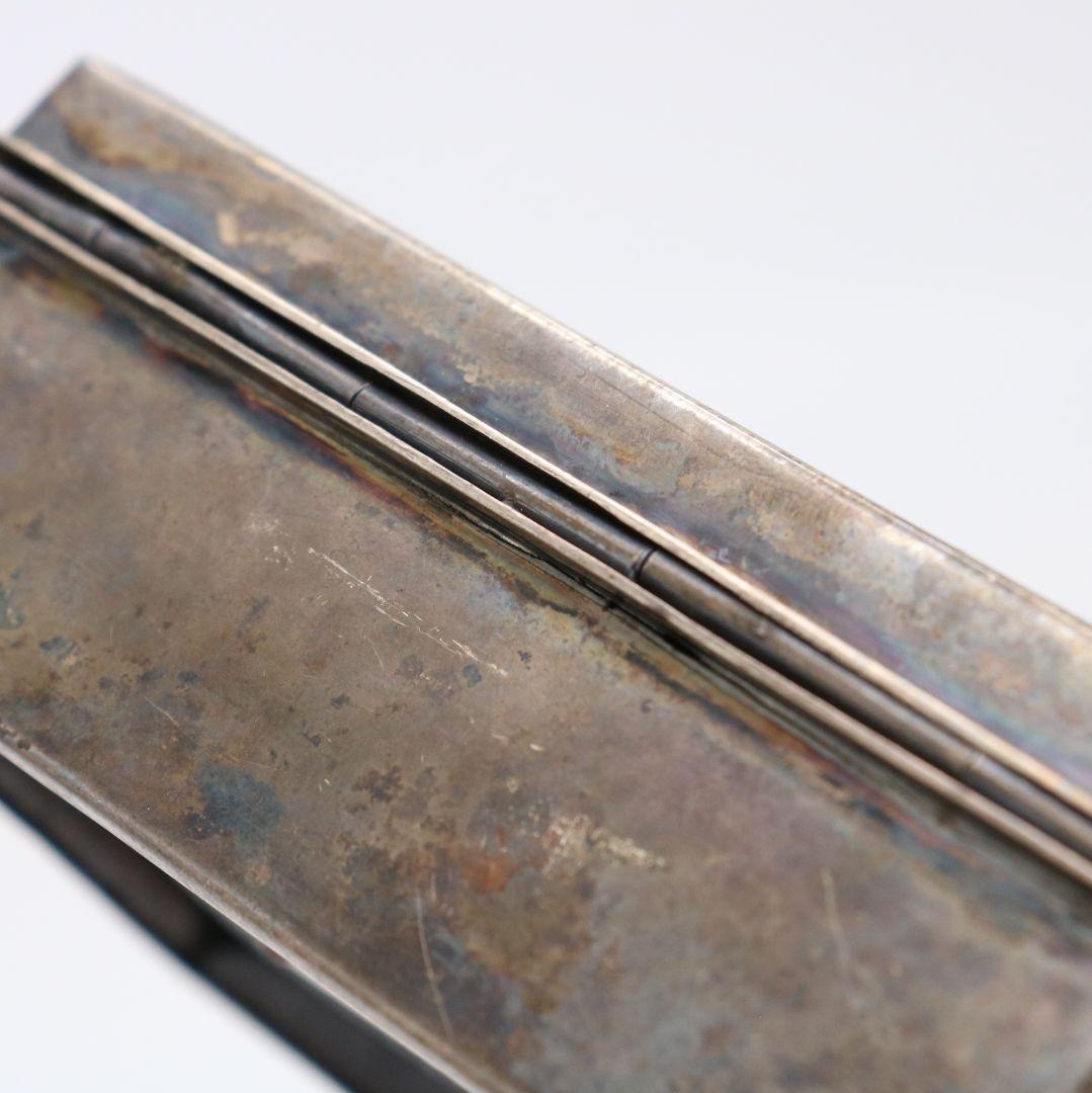 銀巻煙草箱 小箱 蓋物 銀製 STERLING950 約108g　N860　N6