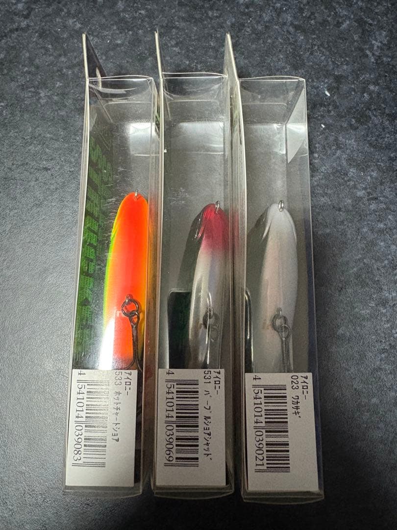 廃盤希少★ZIPBAITS irony アイロニー　3色セット　新品未使用