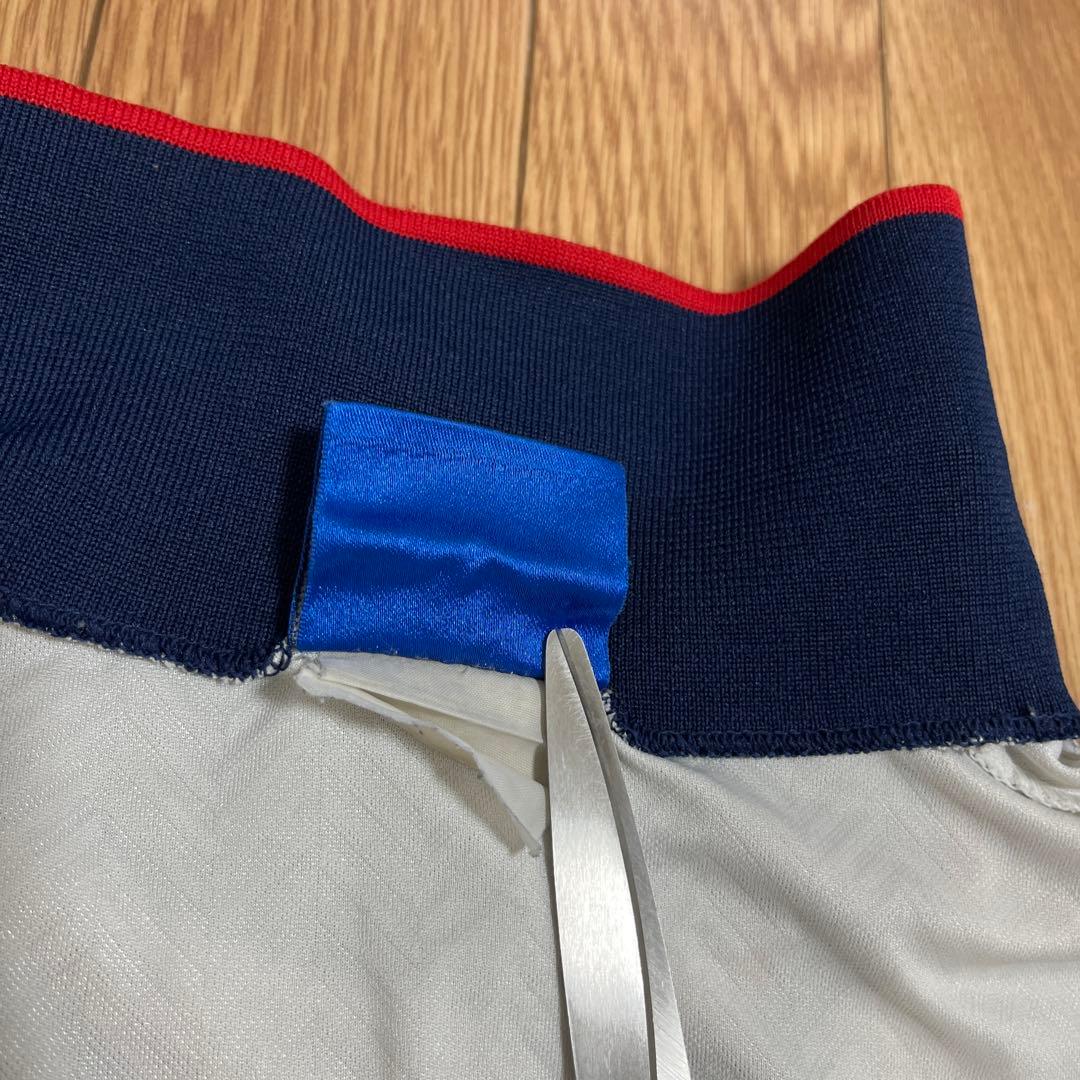 90s UMBRO ゲームシャツ 長袖　襟付き 透かし　イングランド　XL