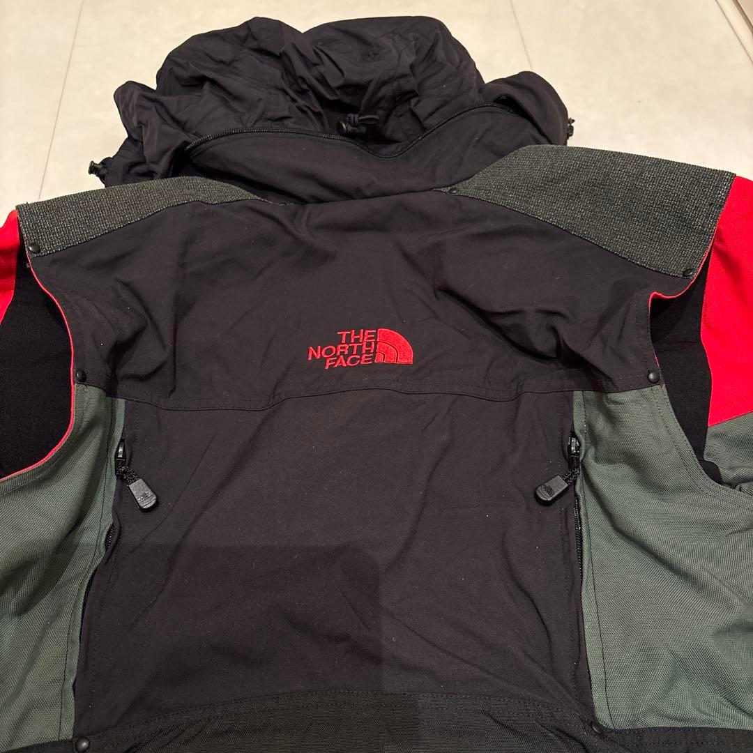 THE NORTH FACE スキーウェアセット　メンズS 黒/赤/深緑