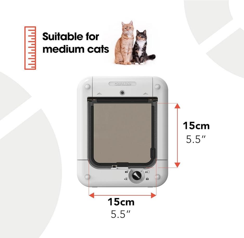 Cat Mate Elite 猫用ドア マイクロチップ対応 キャットメイト