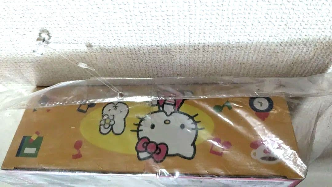 【ハローキティ】2001 アクション掛け時計②桃色/新古未使用、未開封プライズ品