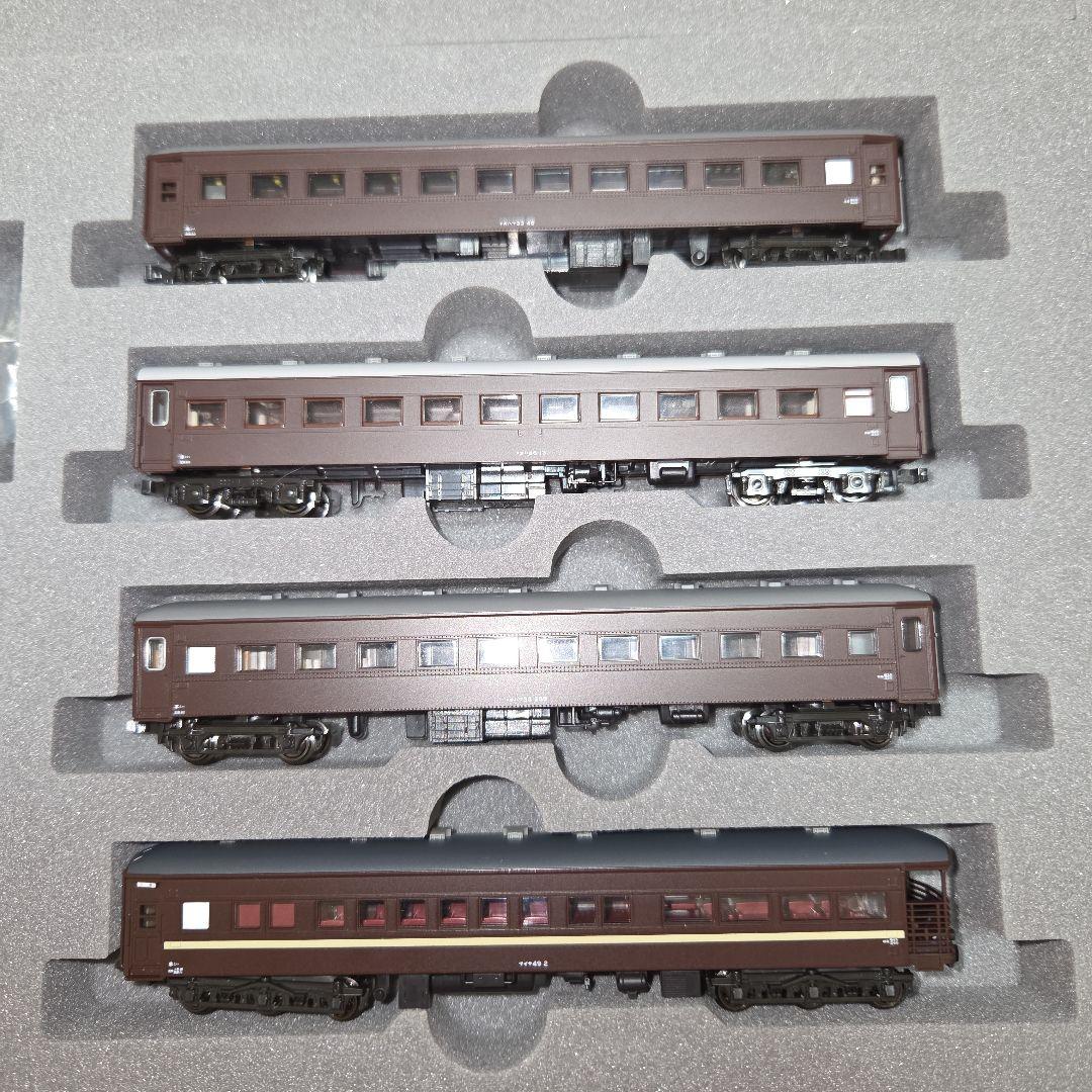 ポポンデッタ電球色室内灯付き 10-1893 マイテ49＋旧型客車4両セット