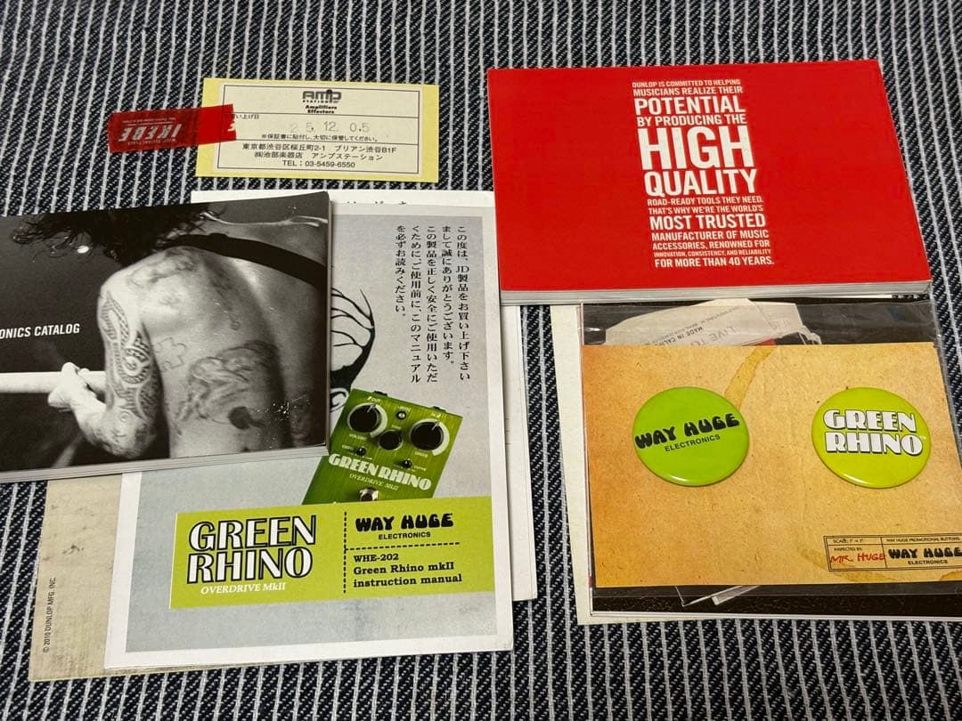 ギター WAY HUGE GREEN RHINO OVERDRIVE MKII