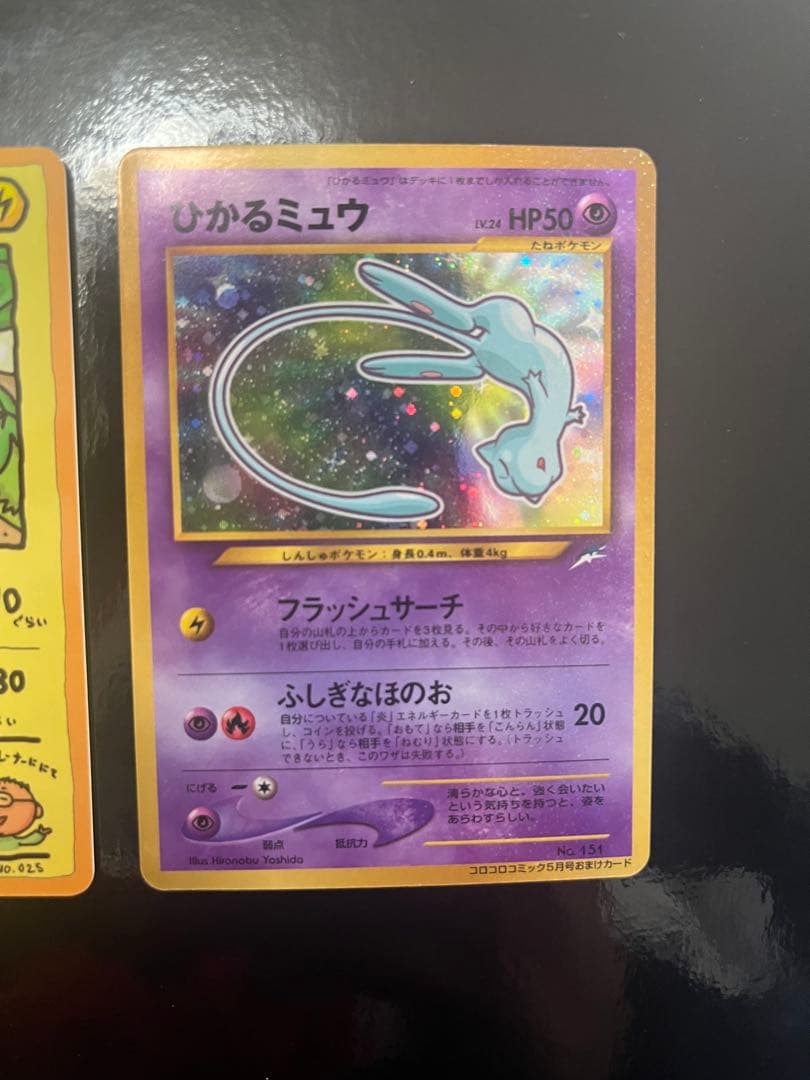 オーヤマのピカチュウ & ひかるミュウ セット