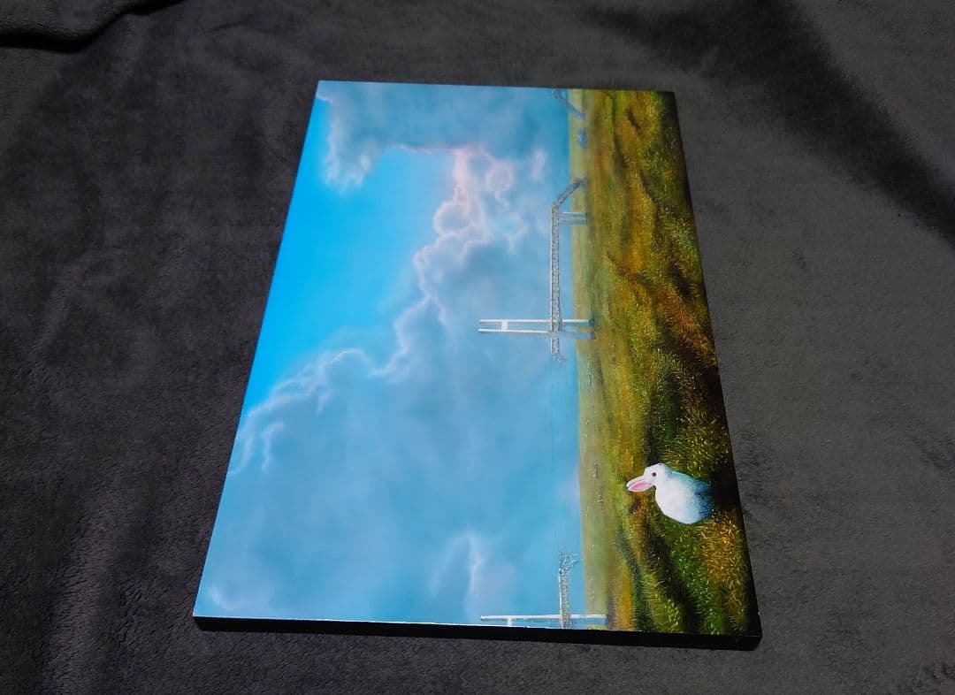 アクリル画　「空身」　岡部遼太郎