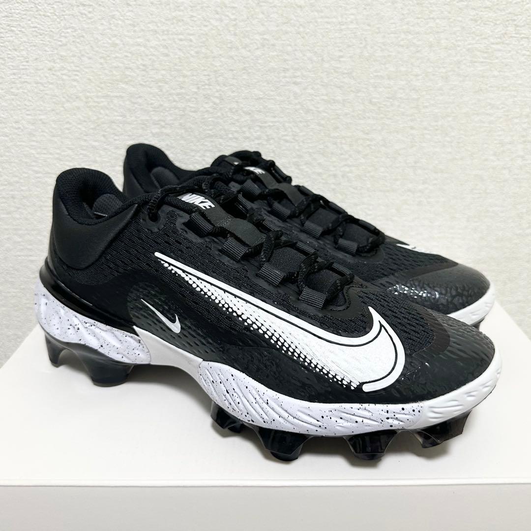 ナイキ アルファ ハラチ エリート 28 野球 スパイク 靴 シューズ 黒