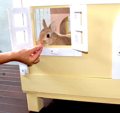 ぱ*お様 【もちつき】壱番館　北欧デザインペットハウス　うさぎ用ケージ　可愛い