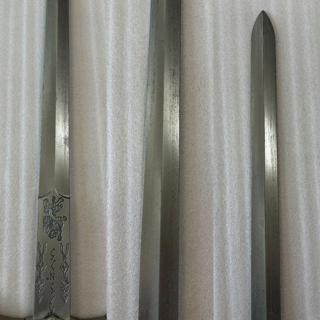 金属製 模造刀 西洋剣 コスプレ 鞘付き長さ約122cm 重さ約2.7kg