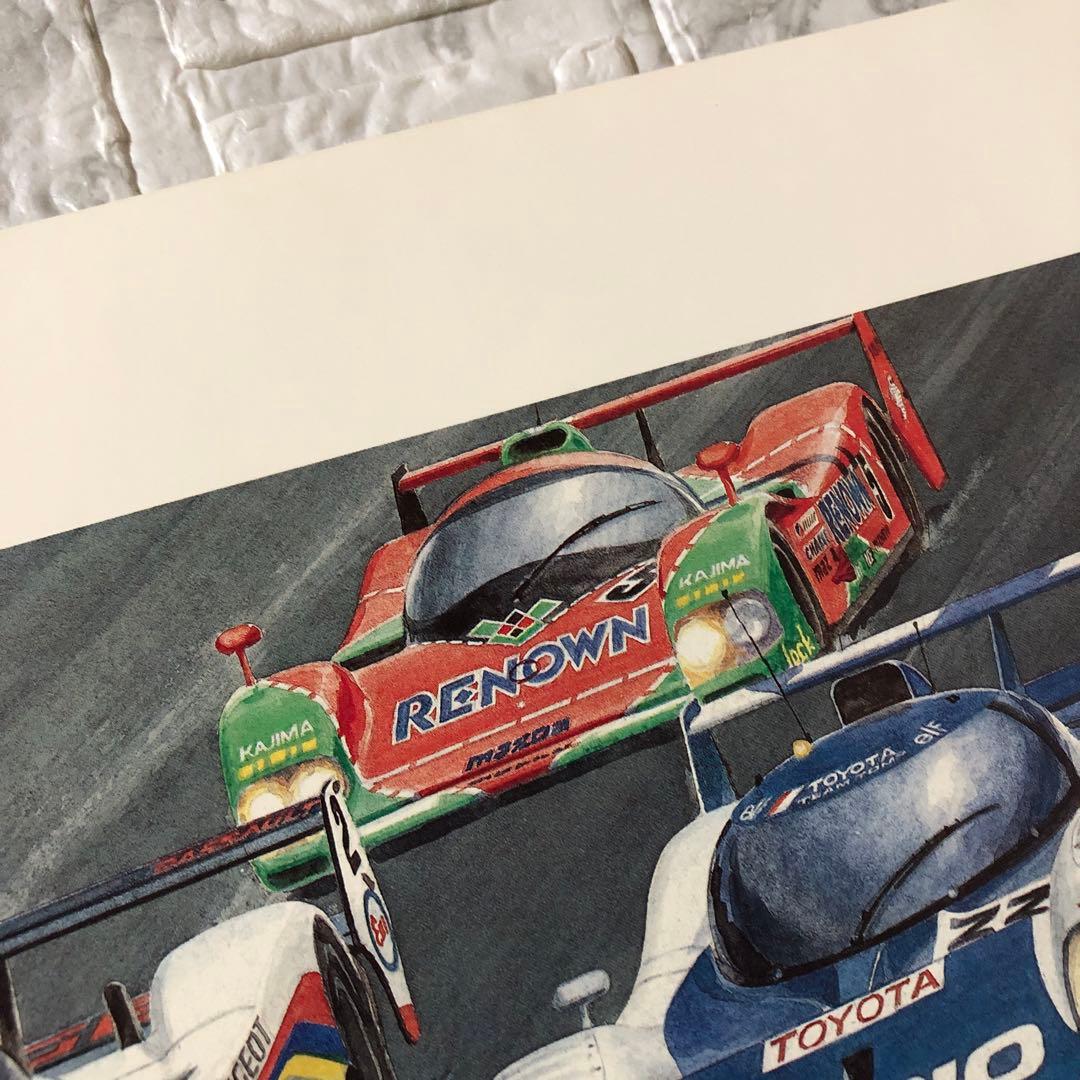 激レア ルマン24 1991 プジョー905 トヨタ マツダ ダニエル・ピコ 絵