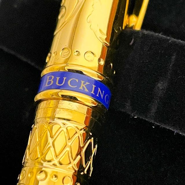 英国 バッキンガム宮殿 ゴールドプレート ボールペン 箱入り ショッパー付き
