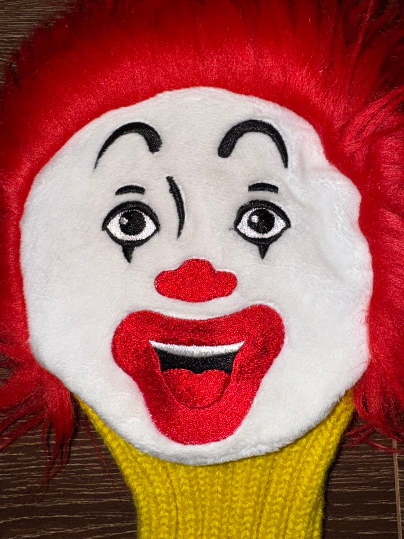 アメリカ ゴルフヘッドカバー マクドナルド ロナルド ぬいぐるみ 非売品 激レア