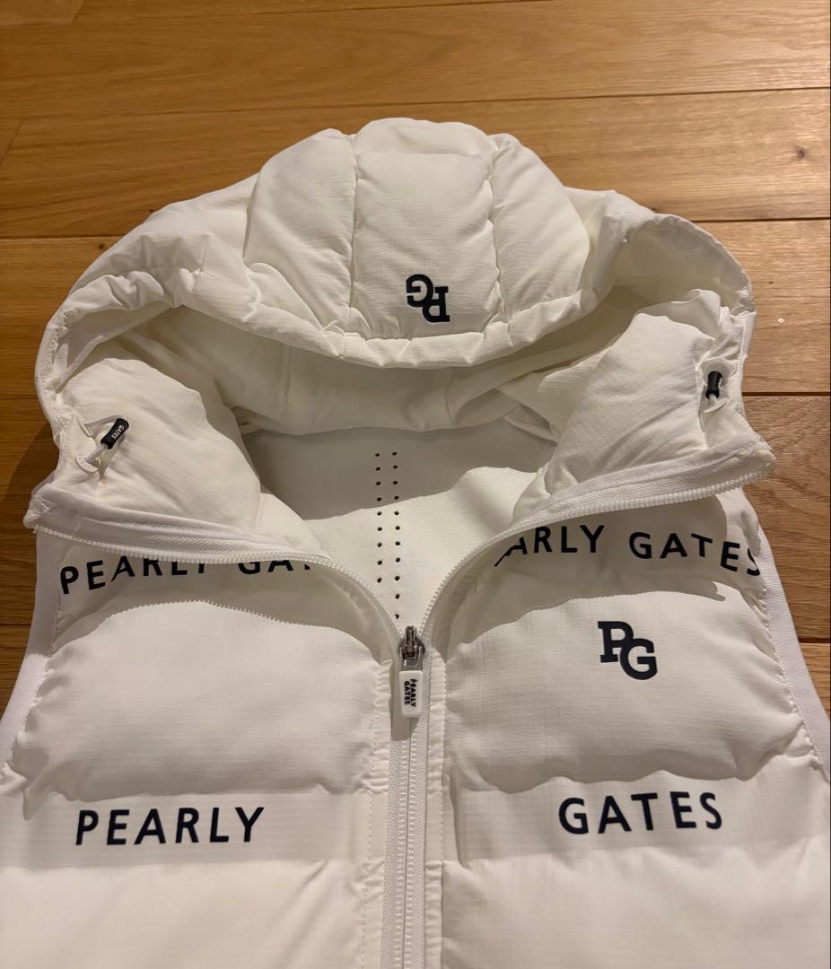 PEARLY GATES フード付き中綿ベスト サイズ0 レディース