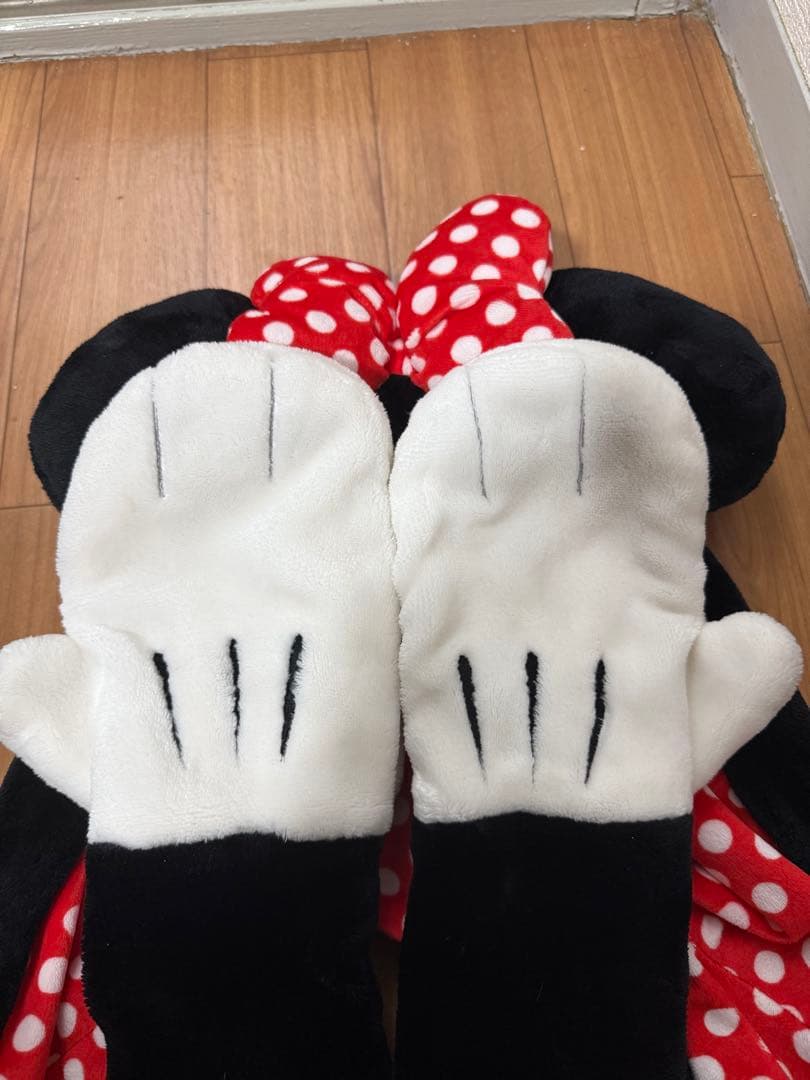 ミニーマフラーキャップ、ヘアピン