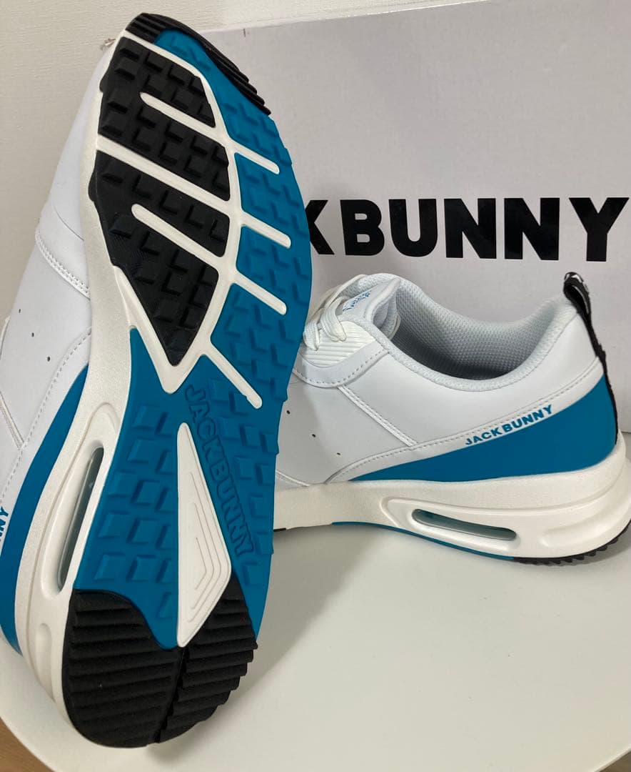 新品 パーリーゲイツ ジャックバニー AIR SOLEシューズ26.5ターコイズ