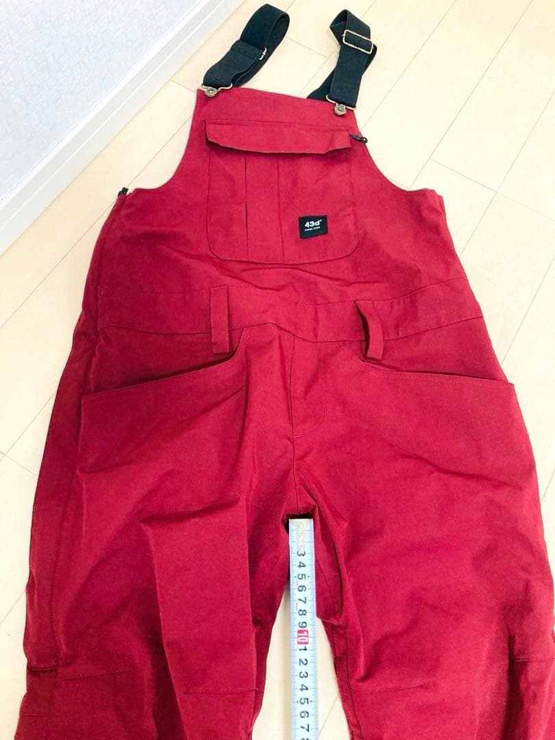 43dgreegs　ビブパンツ　スノーボードウェア Sサイズ　 レディース