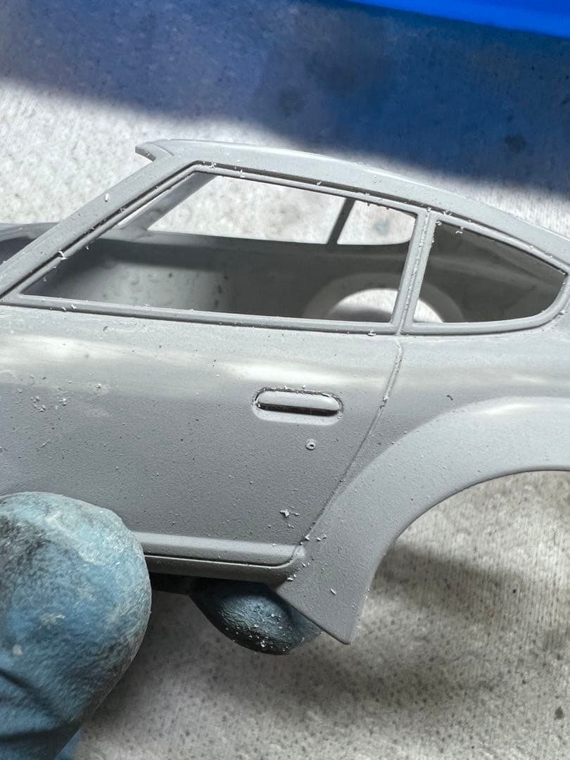 S30 アオシマ　プラモデル　フェアレディ　完成品