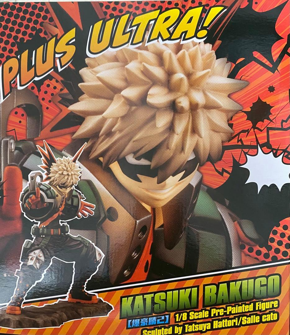 新品未開封　ヒロアカ　爆豪勝己　ARTFX J マスク無し頭部パーツ　2点セット