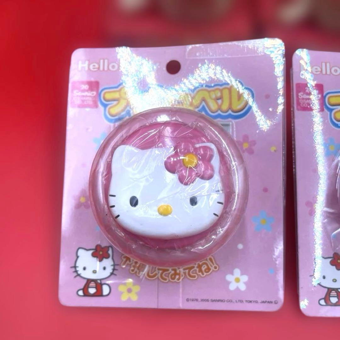 希少　激レア　当時物　ハローキティ フラッシュベル プッシュベル　6個セット