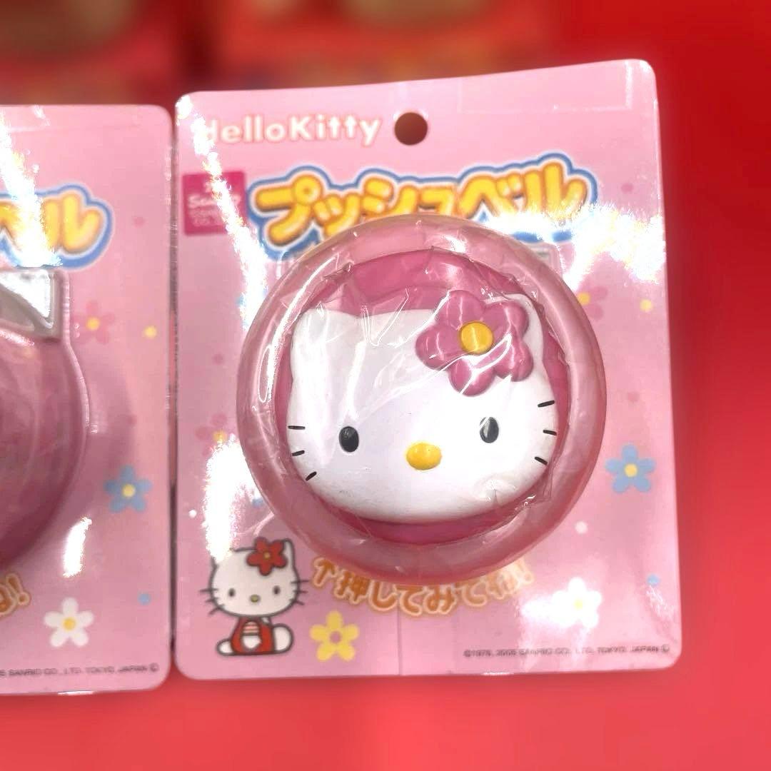 希少　激レア　当時物　ハローキティ フラッシュベル プッシュベル　6個セット