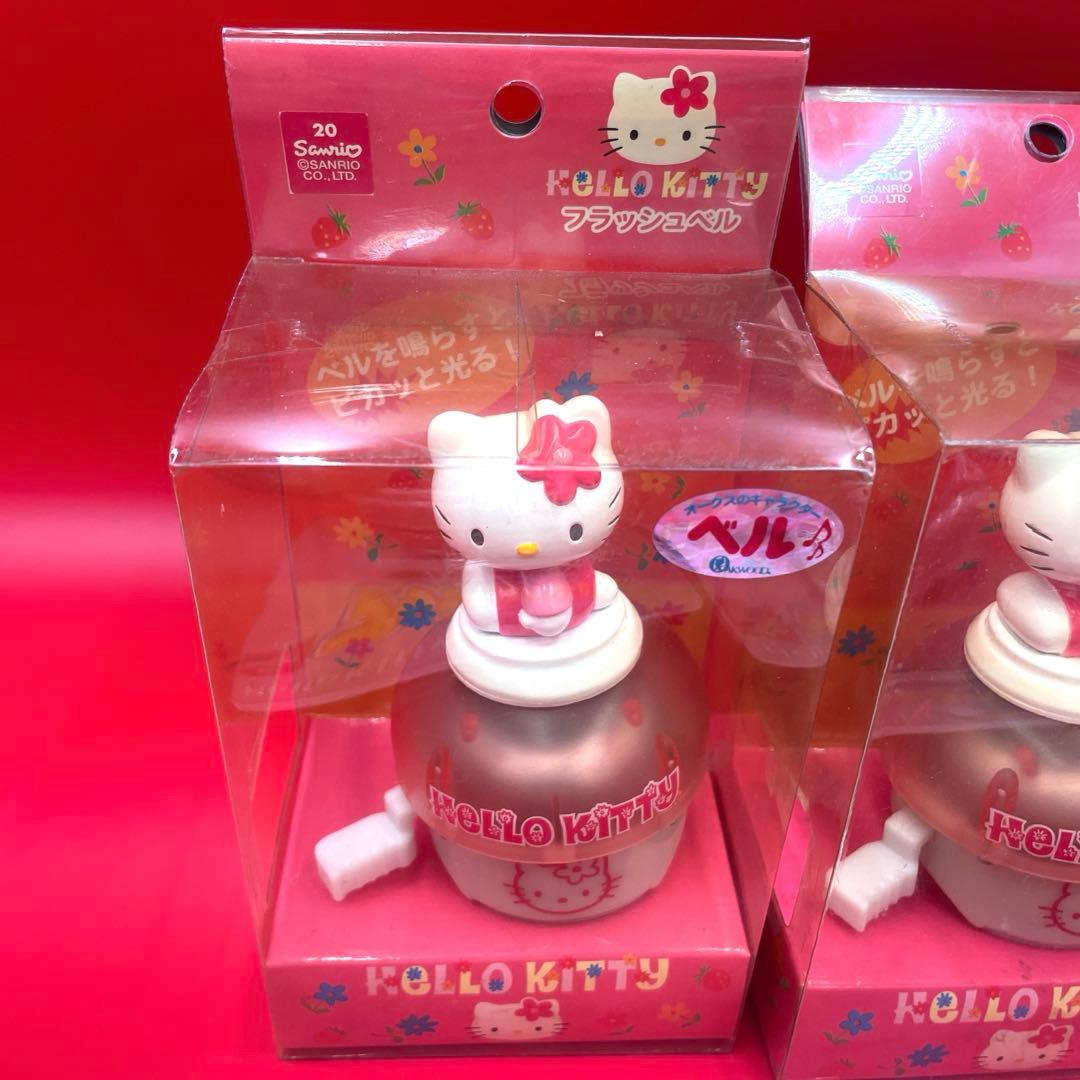 希少　激レア　当時物　ハローキティ フラッシュベル プッシュベル　6個セット
