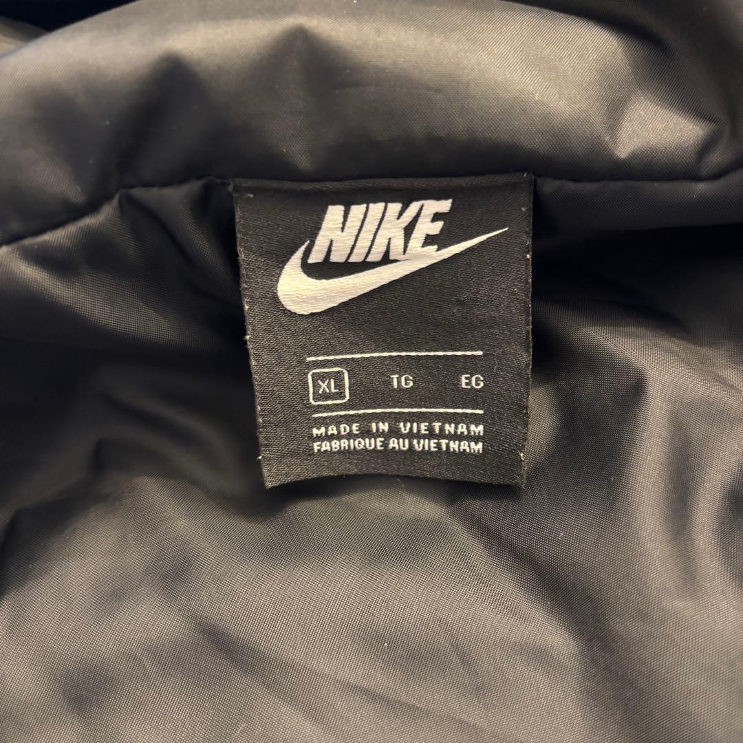 NIKE ナイキ ベンチコート ロングコート 中綿ジャケット 黒 メンズM相当
