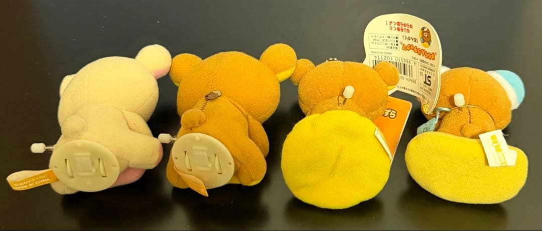 リラックマ　コリラックマ　ぜんまいマスコット4個