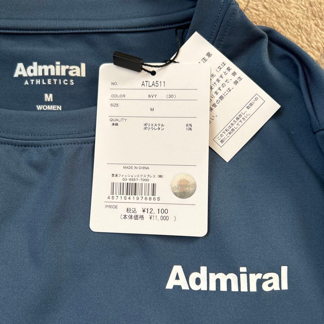 Admiral 長袖Tシャツ Mサイズ　ダークブルー