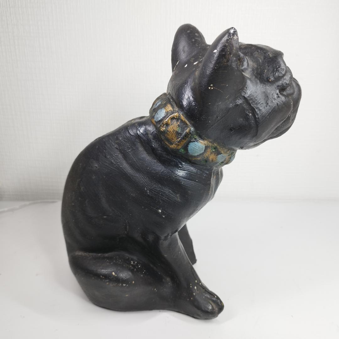 Vintage Chalkware Bulldog ブルドッグ ビンテ IE5S