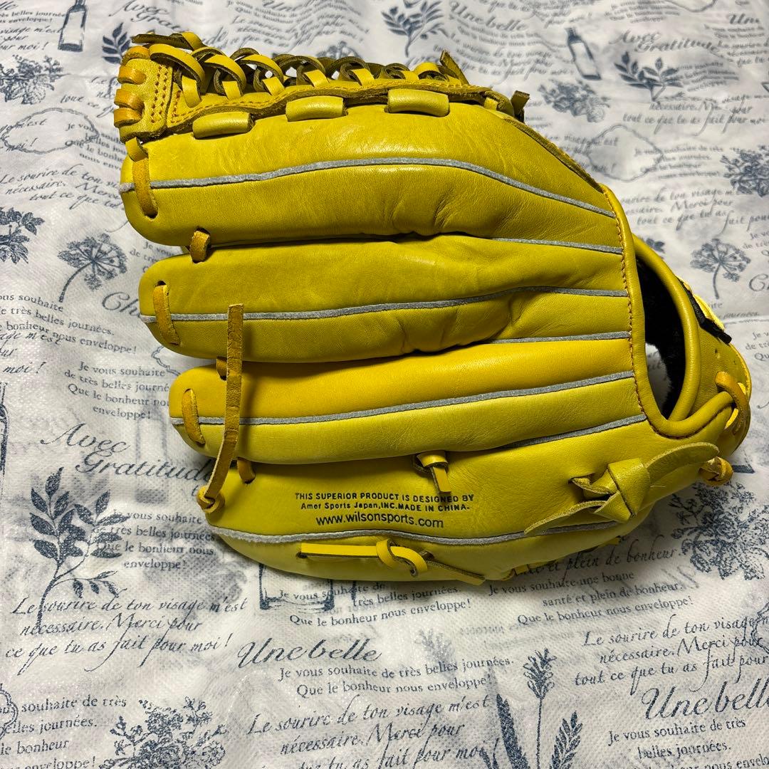 ✨美品✨Wilson グローブ イエロー