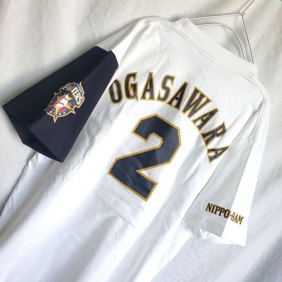 未使用 北海道日本ハムファイターズ 小笠原道大　ガッツ プレイヤーズ Tシャツ