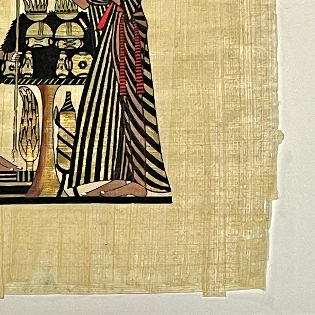 パピルス エジプト産 本物 絵画 ワイド四切サイズ