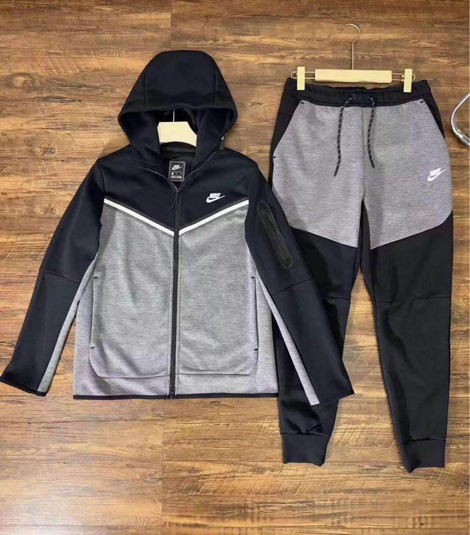 Nike ジャージ上下セット ブラック/グレー**L**