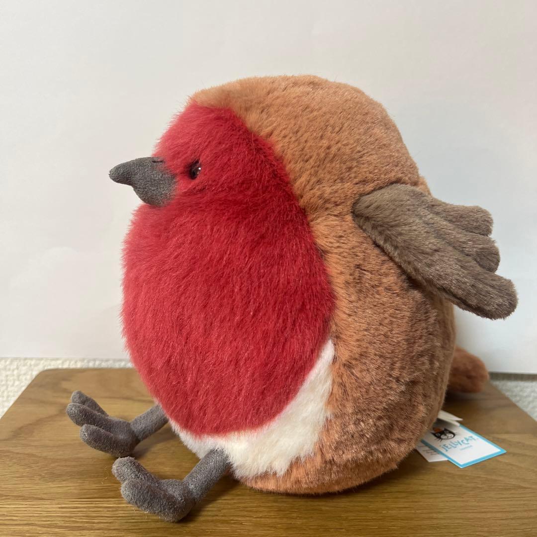 　鳥 plum robin ロビン コマドリ　ぬいぐるみ