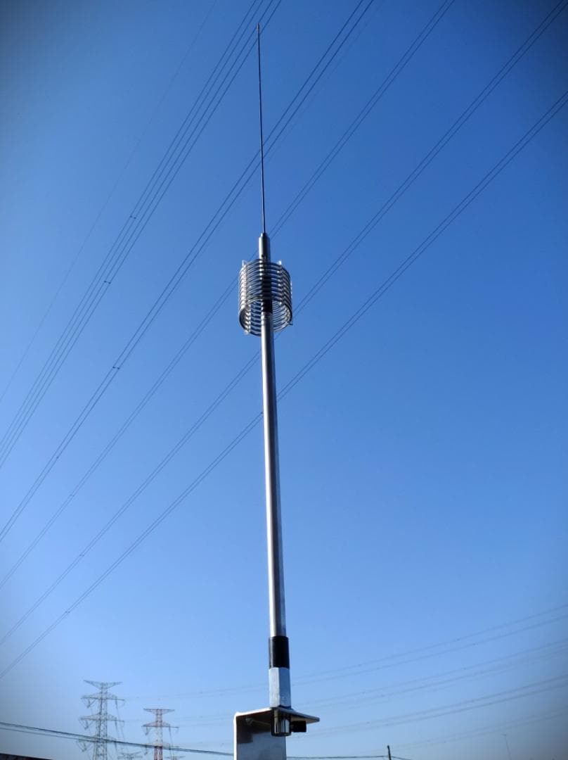AM-HF★デコトラUFOアンテナ27-28MHz 1/4λ 耐圧2.0KW★