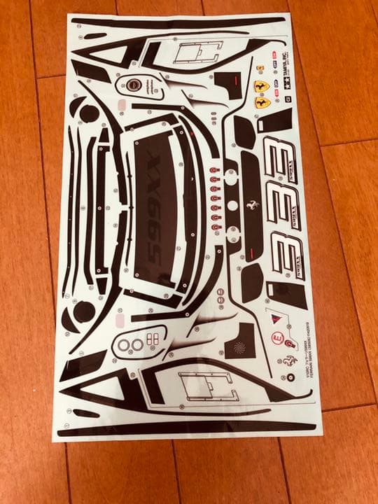 フェラーリ599XX(TA06シャーシ)1/10電動RC•4WDレーシングカー