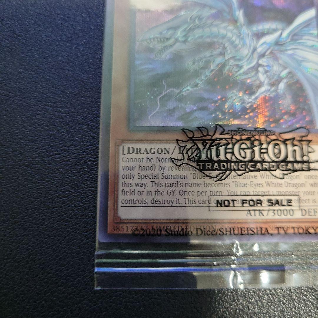 遊戯王　青眼の亜白龍　ブルーシークレット　英語　英語版　新品未開封　プロモ