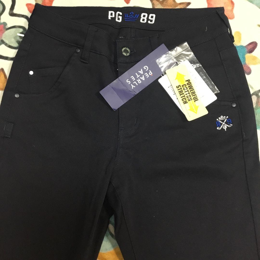 PG 89 レディース スリムフィットパンツ 黒 新品　サイズ00