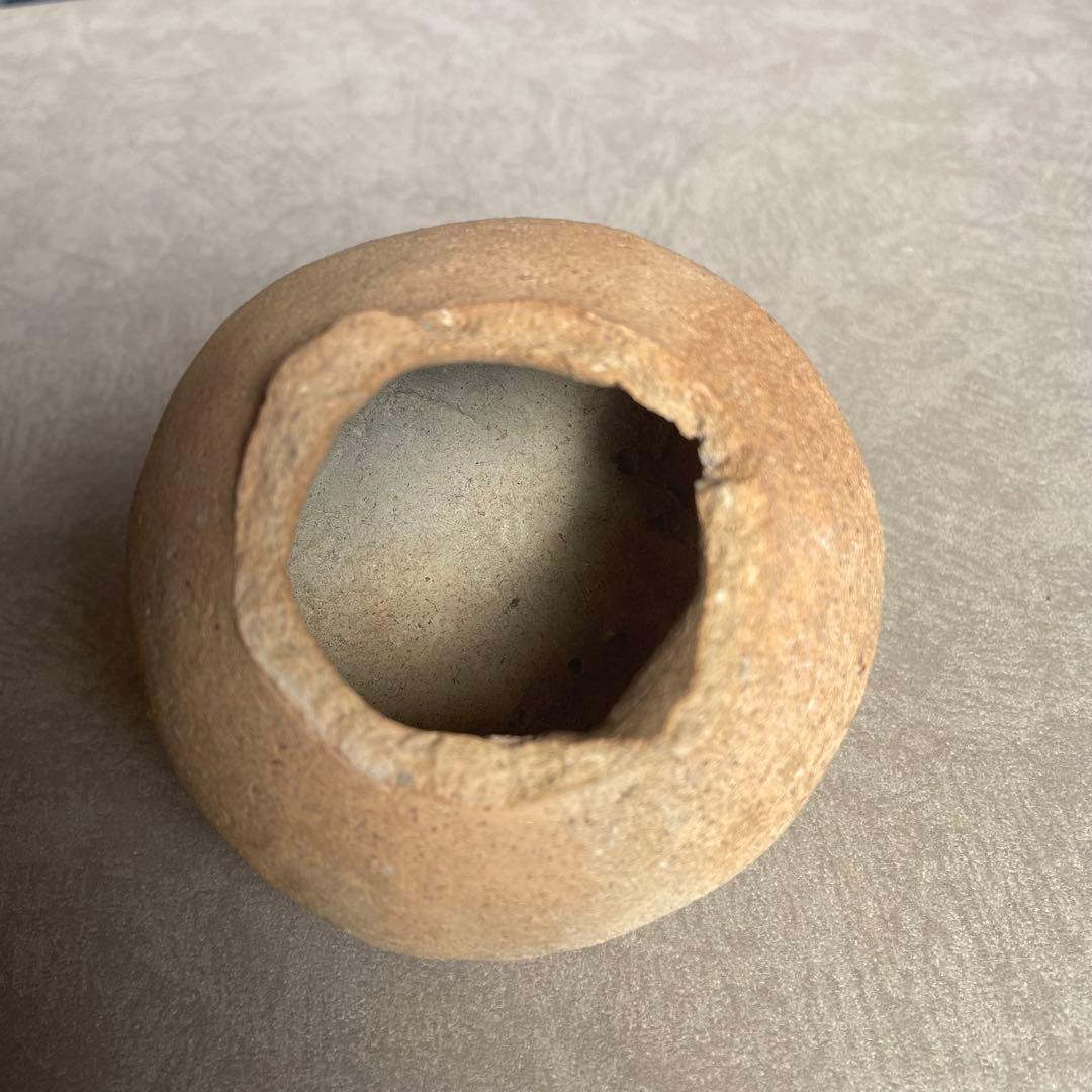 弥生土器小壺 矢作川出土 考古学 骨董 古美術 アンティーク 花器 壺 土器