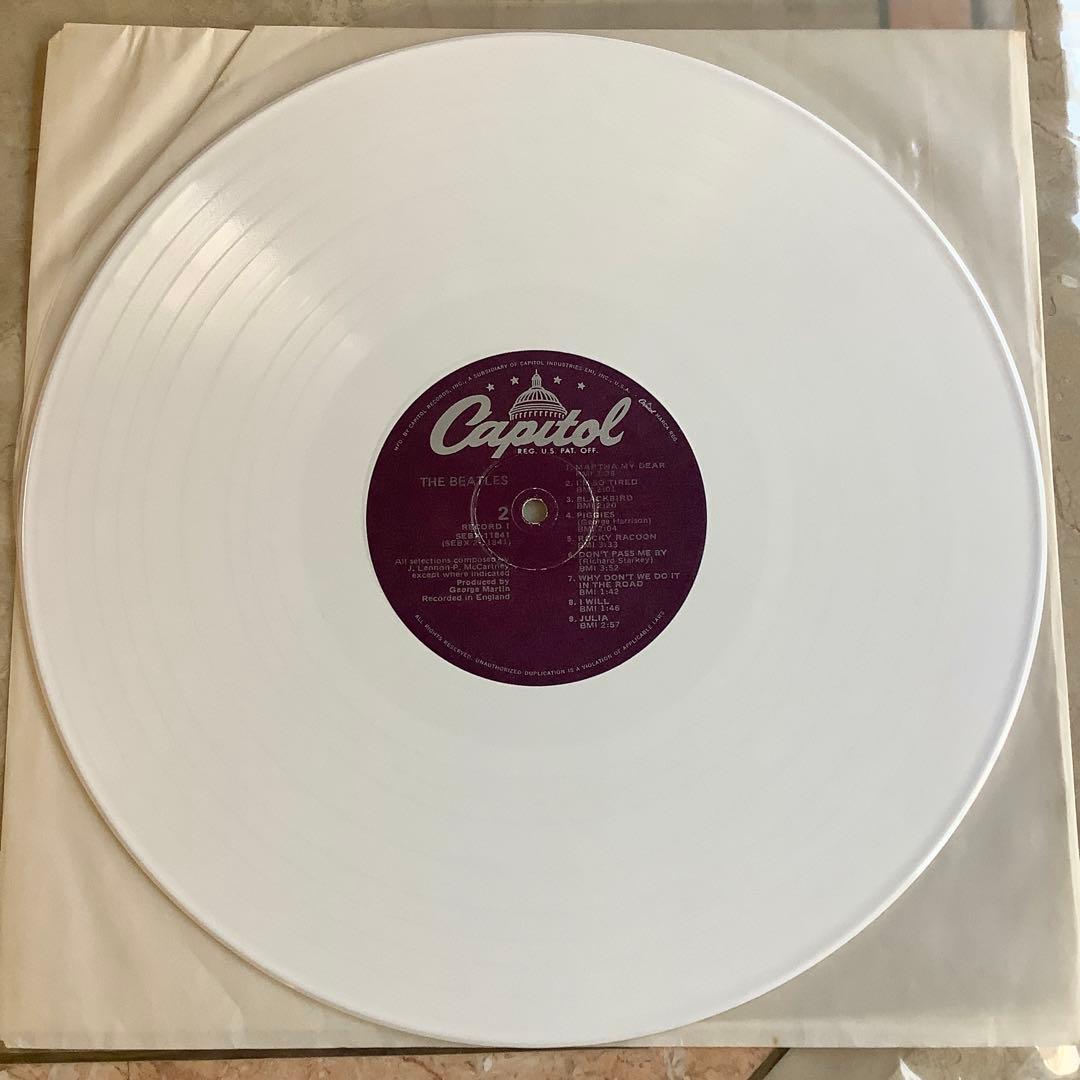 激レア!レコード新品同様! 1978年発売 ホワイトレコード ビートルズ US盤