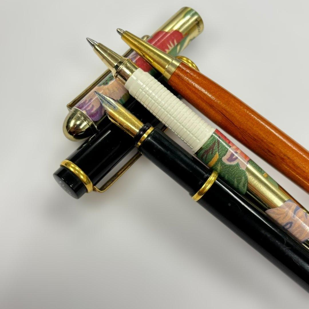 WATERMAN　ウォーターマン　万年筆　CROWN　クラウン　ボールペン　3点